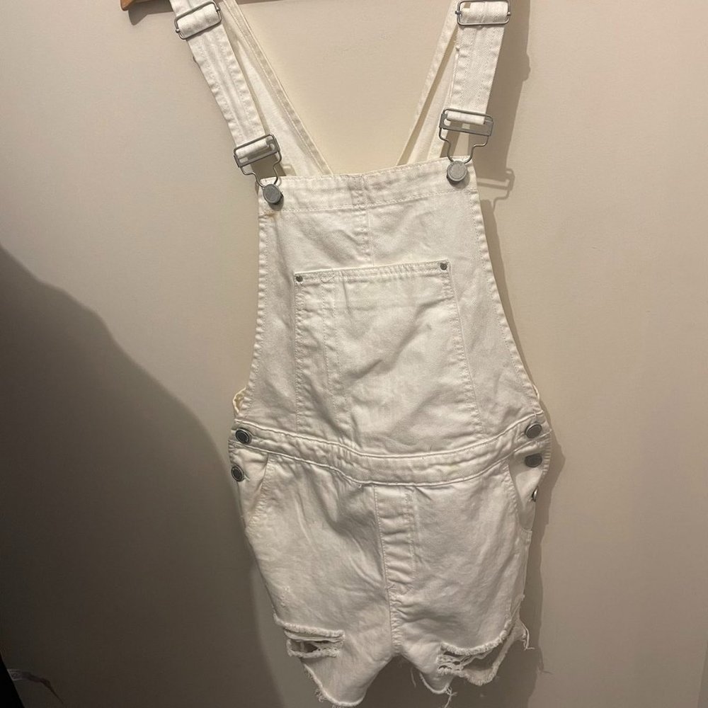 Blank NYC Women’s Overalls Color Lightbox White